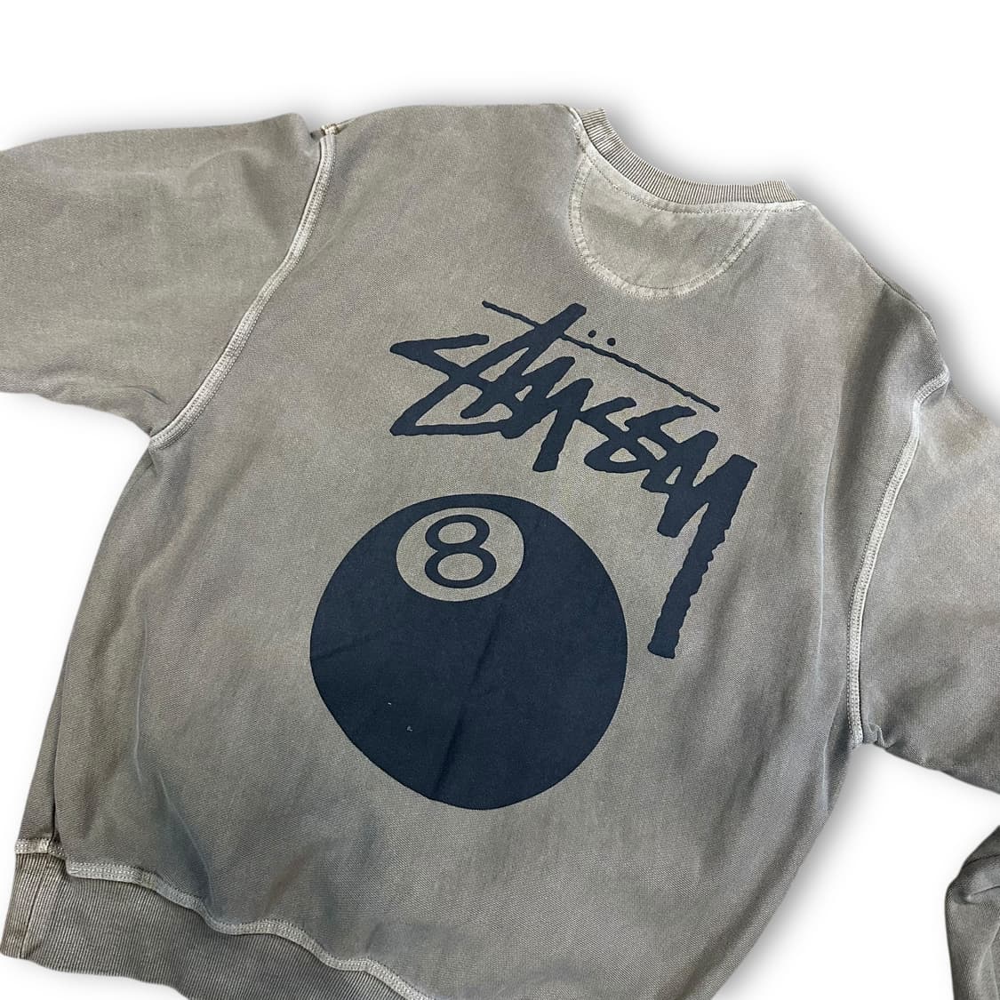 스투시 에잇볼 가먼트다이 맨투맨 상품이미지5