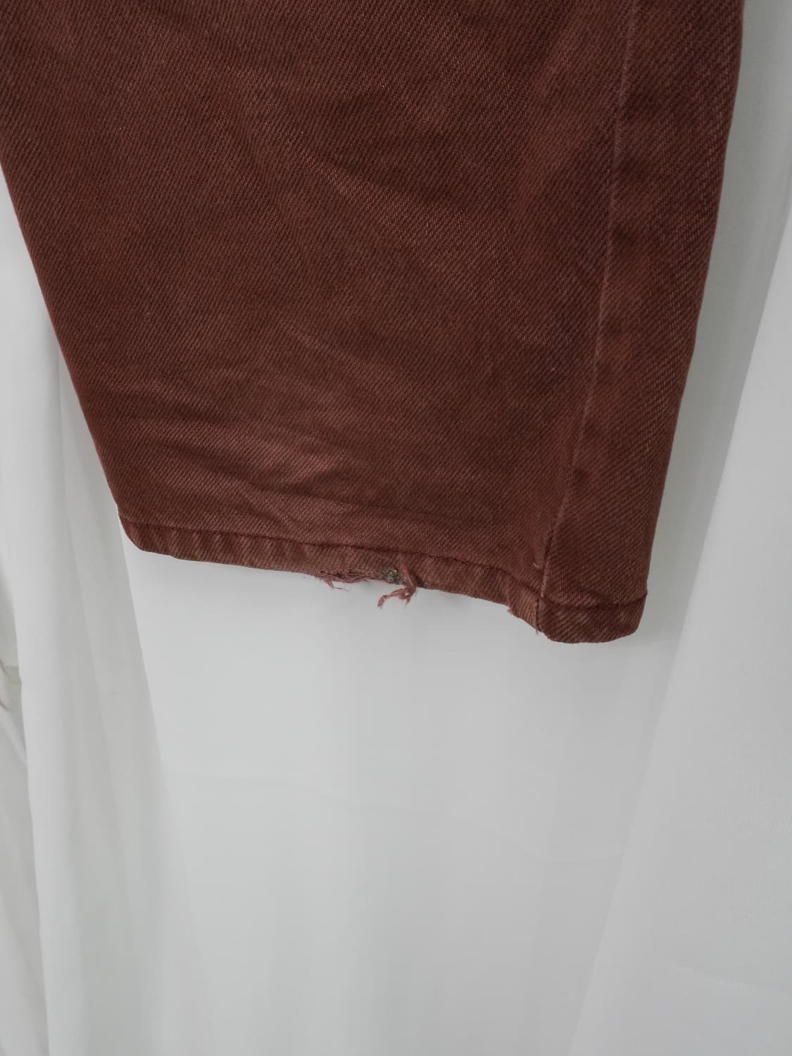 위캔더스 PIERROT DENIM 버건디 M 상품이미지5