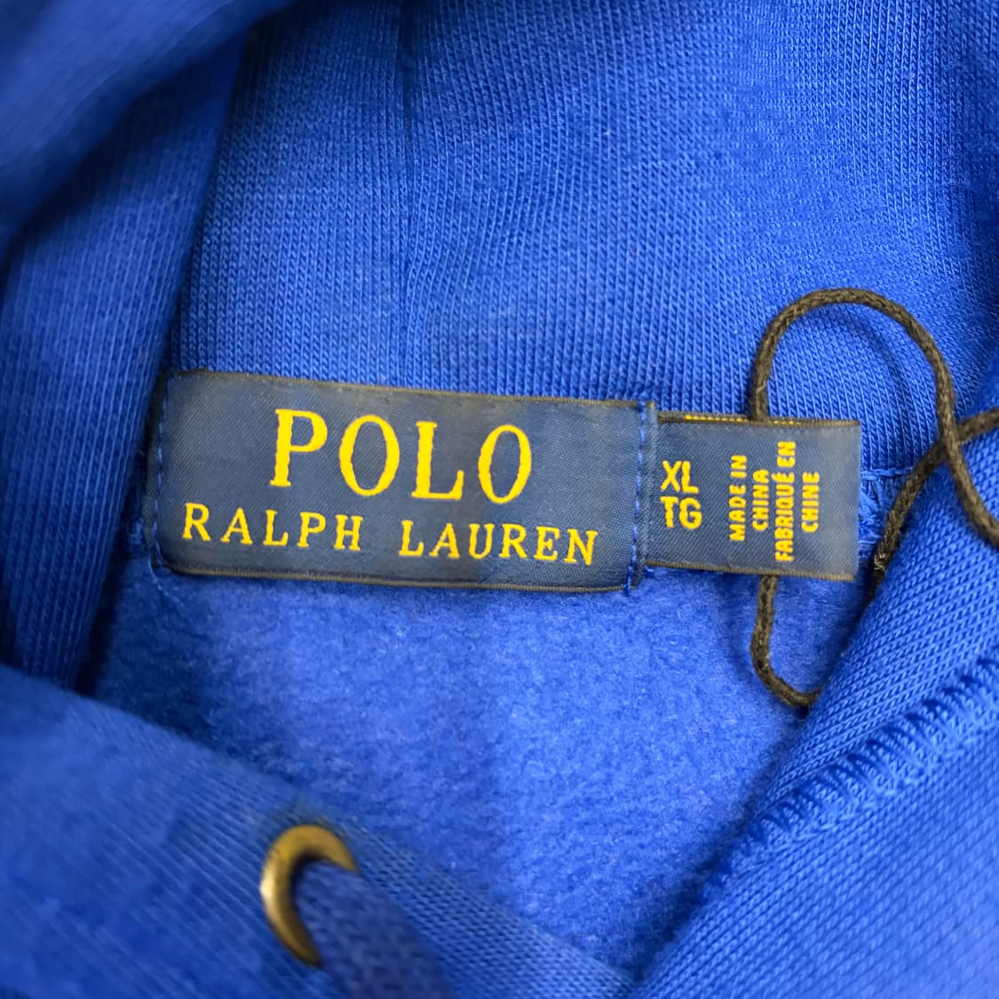 폴로 랄프 로렌 빅 아치 로고 블루 후드티 XL 상품이미지7