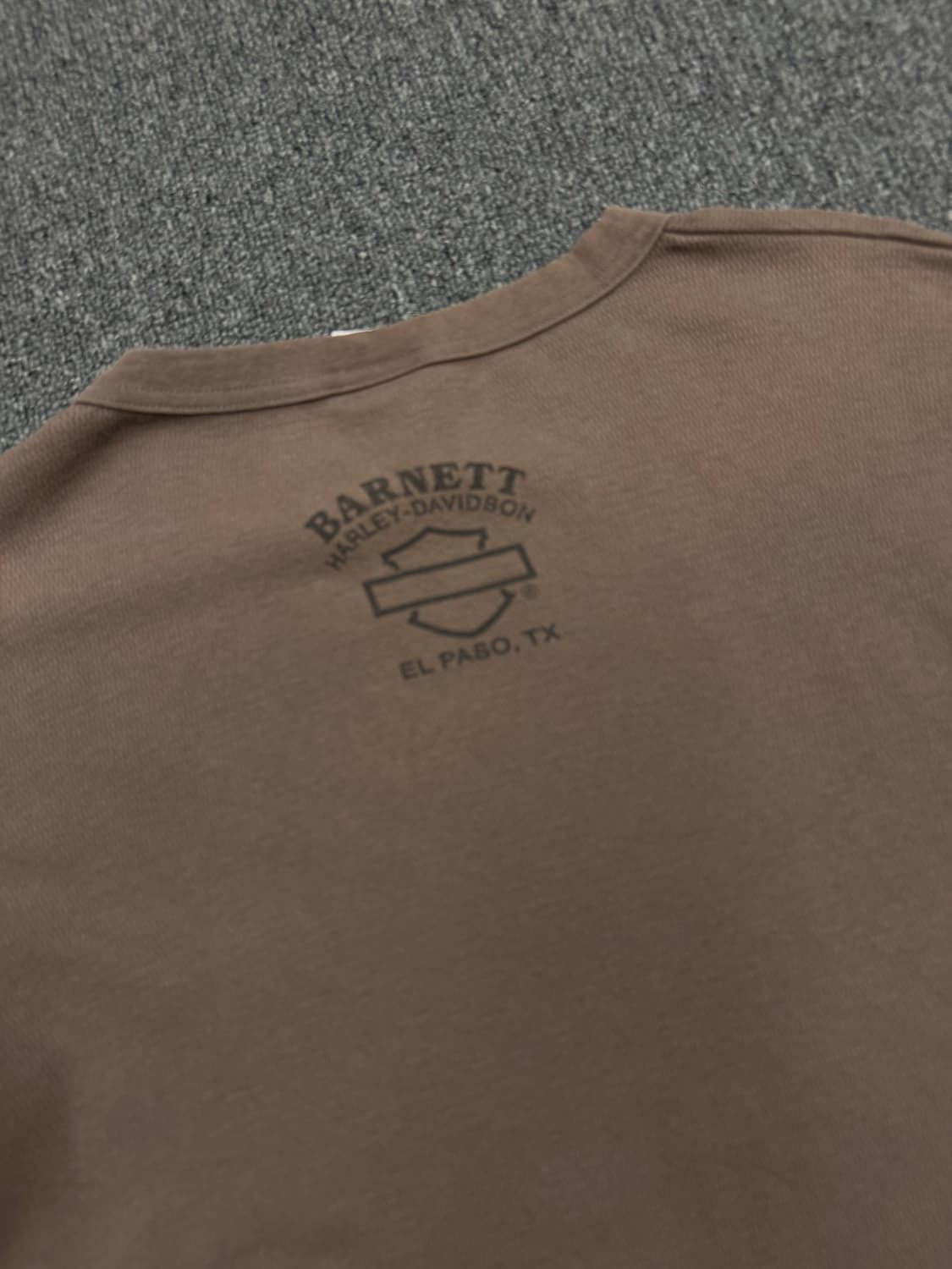 XL)할리데이비슨 빈티지 프린팅 브라운 니트 롱슬리브 상품이미지6