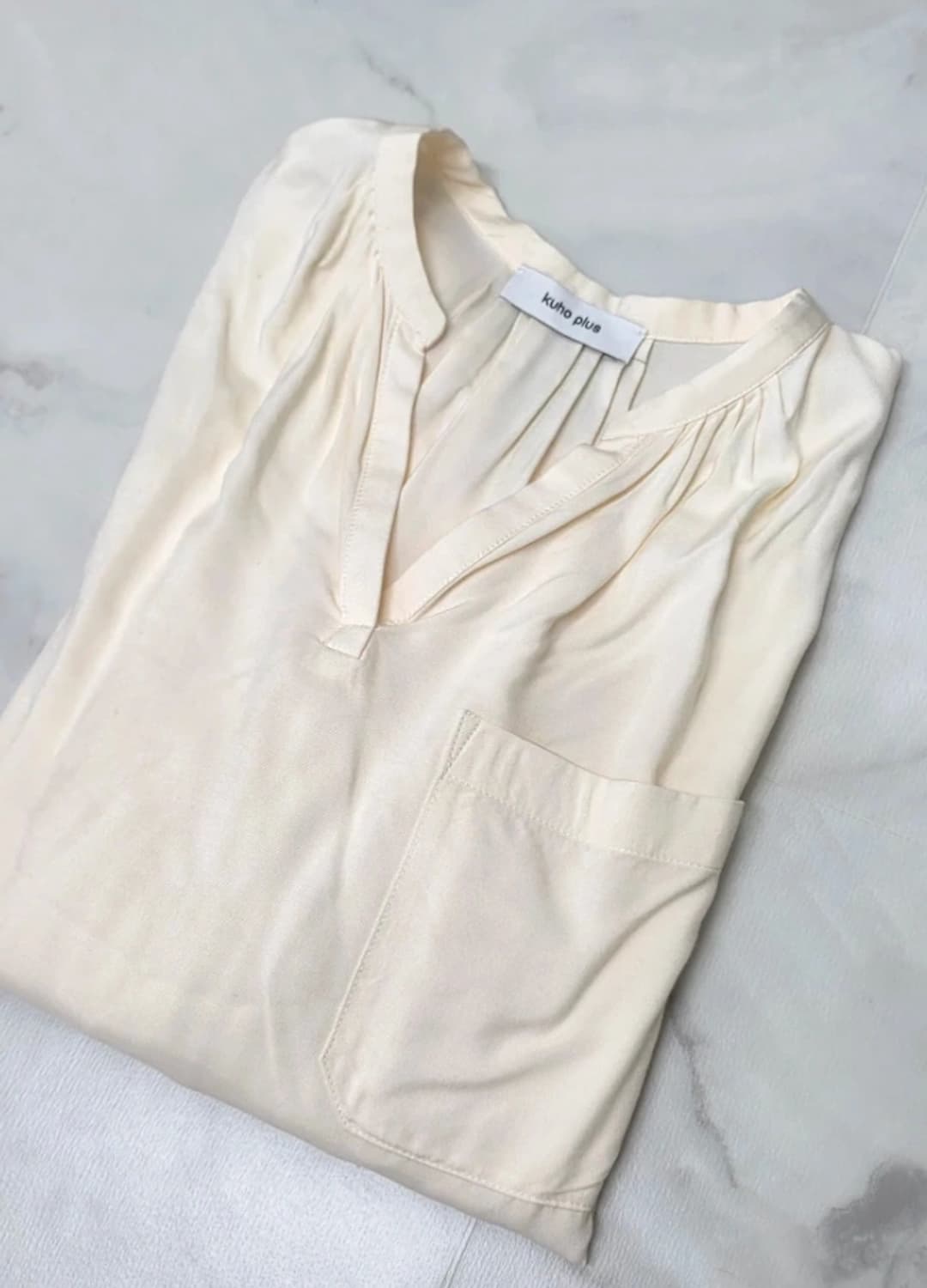 한섬 KUHO 구호 아이보리 블라우스 ~77 상품이미지3