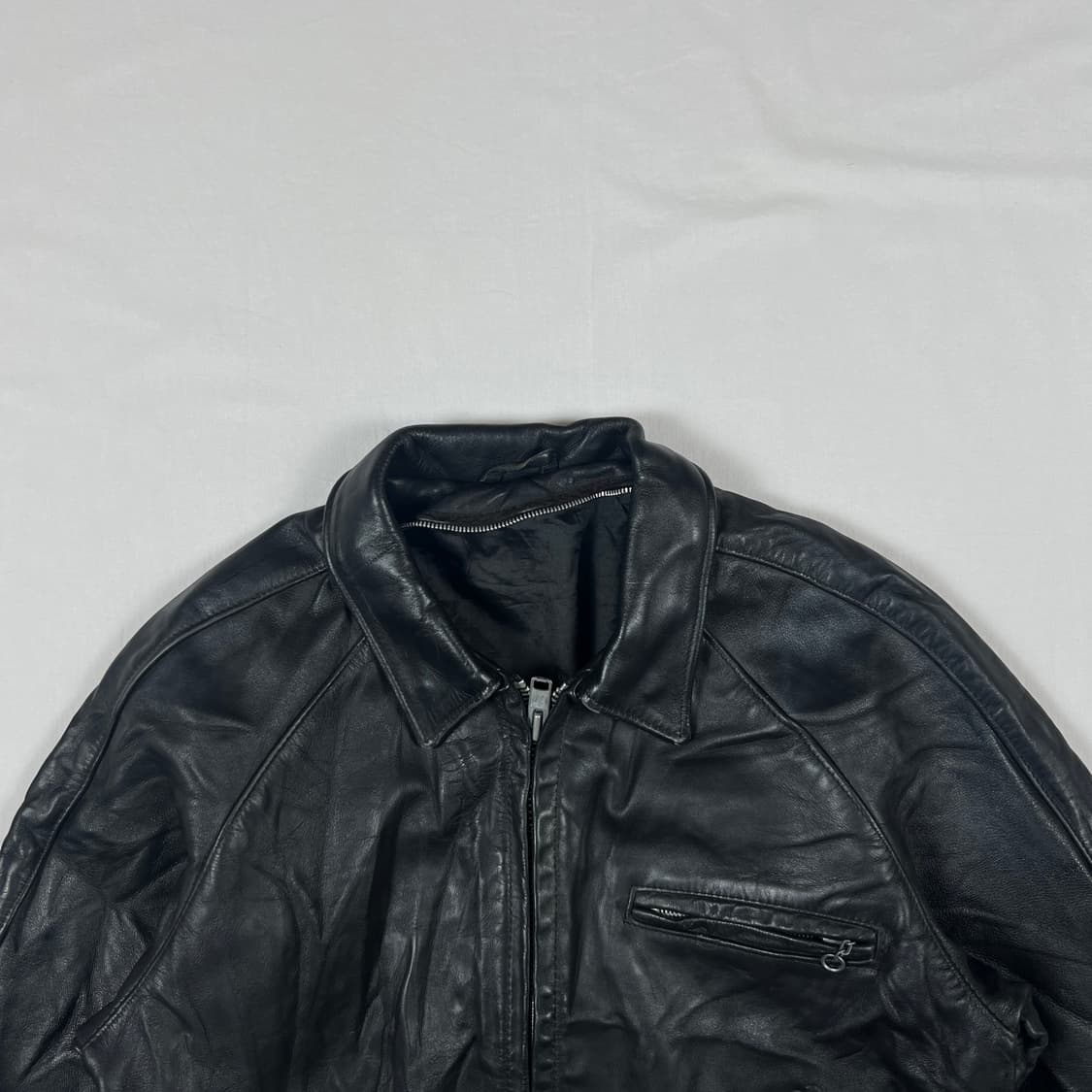 쇼트 schott 싱글 가죽 레더 라이더자켓 상품이미지2