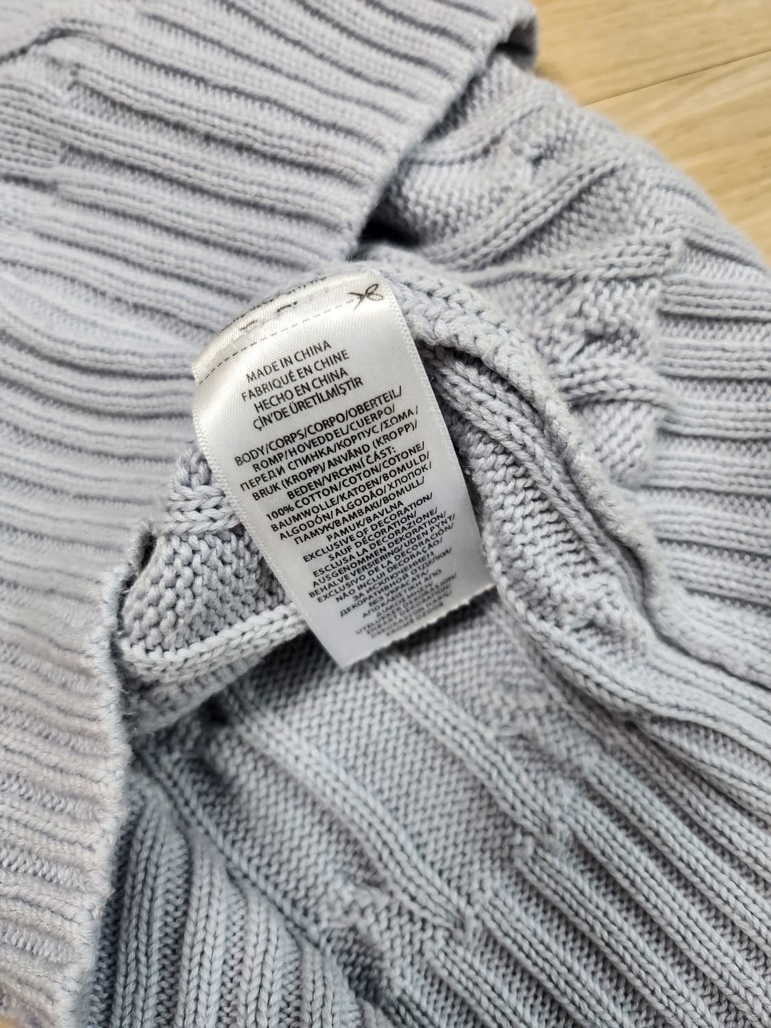 폴로랄프로렌 케이블반팔니트 (XS 상품이미지6