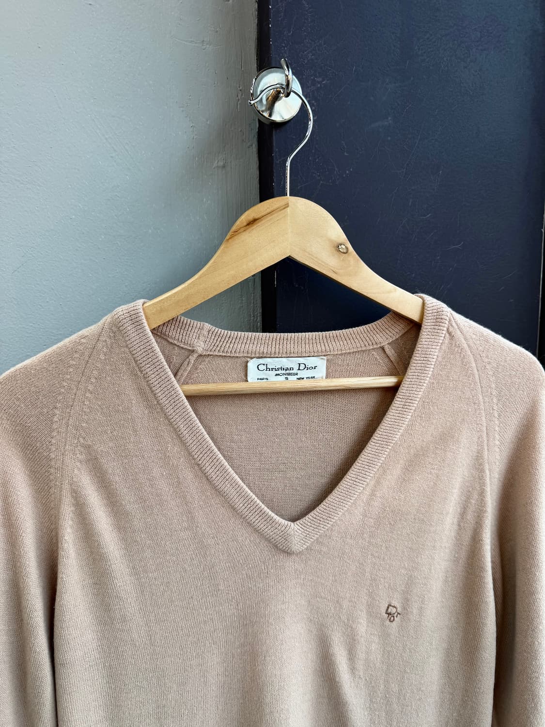 .S/ 크리스찬디올 1990S 로고 브이넥 니트 상품이미지3