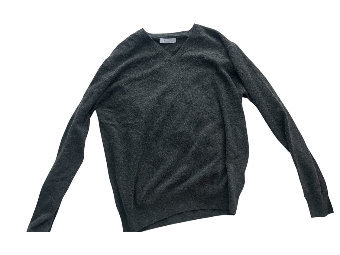 Camicissma 캐시미어 혼방 그레이 니트 상품이미지1