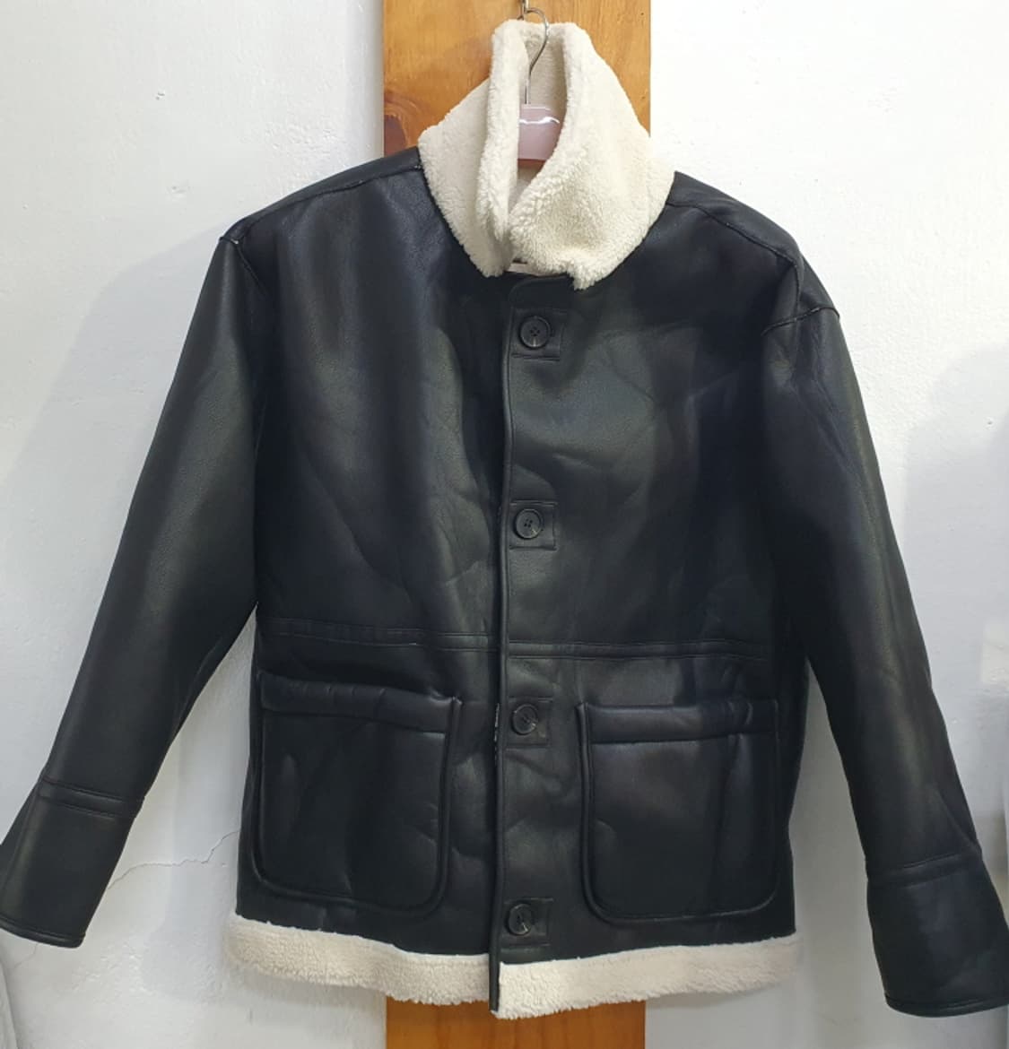 남여공용 양면 무스탕 뽀글이 자켓(100) 상품이미지1