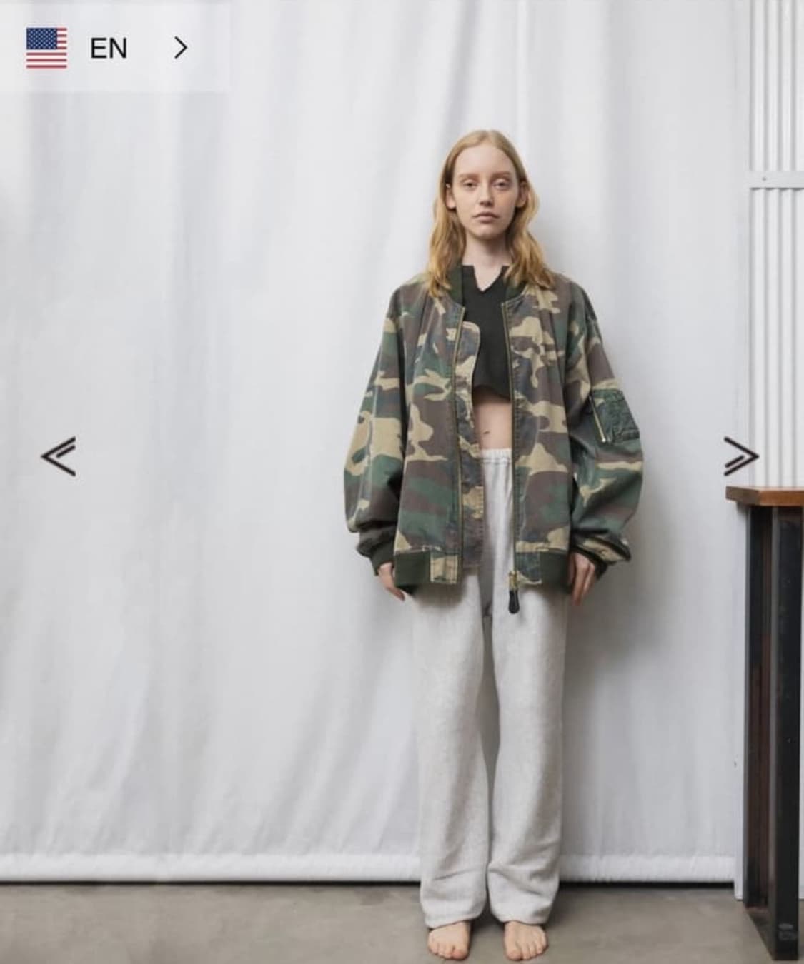 포스텍스 화이트카모 봄버 3XL 상품이미지2