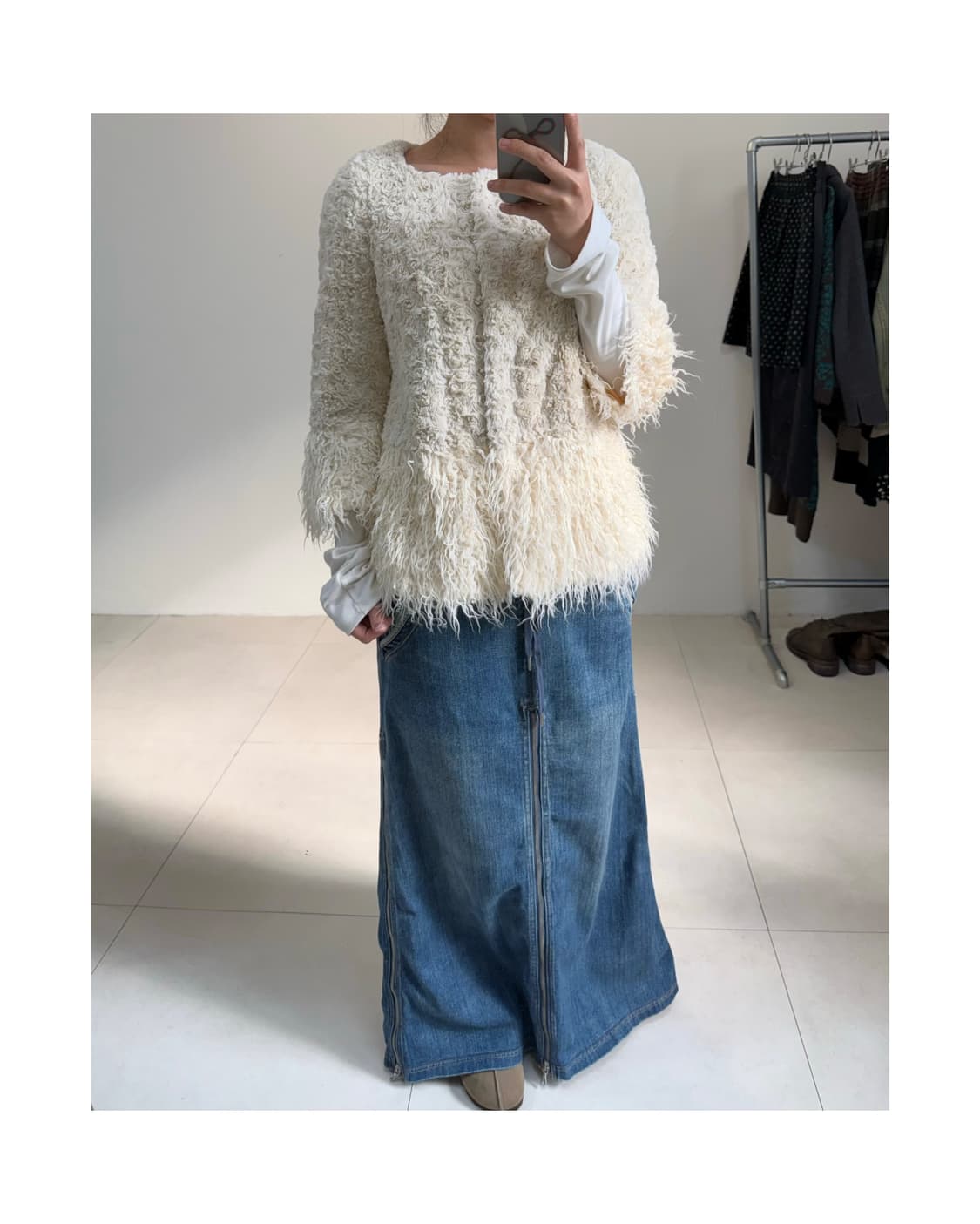 빈티지 에코퍼 자켓 상품이미지1