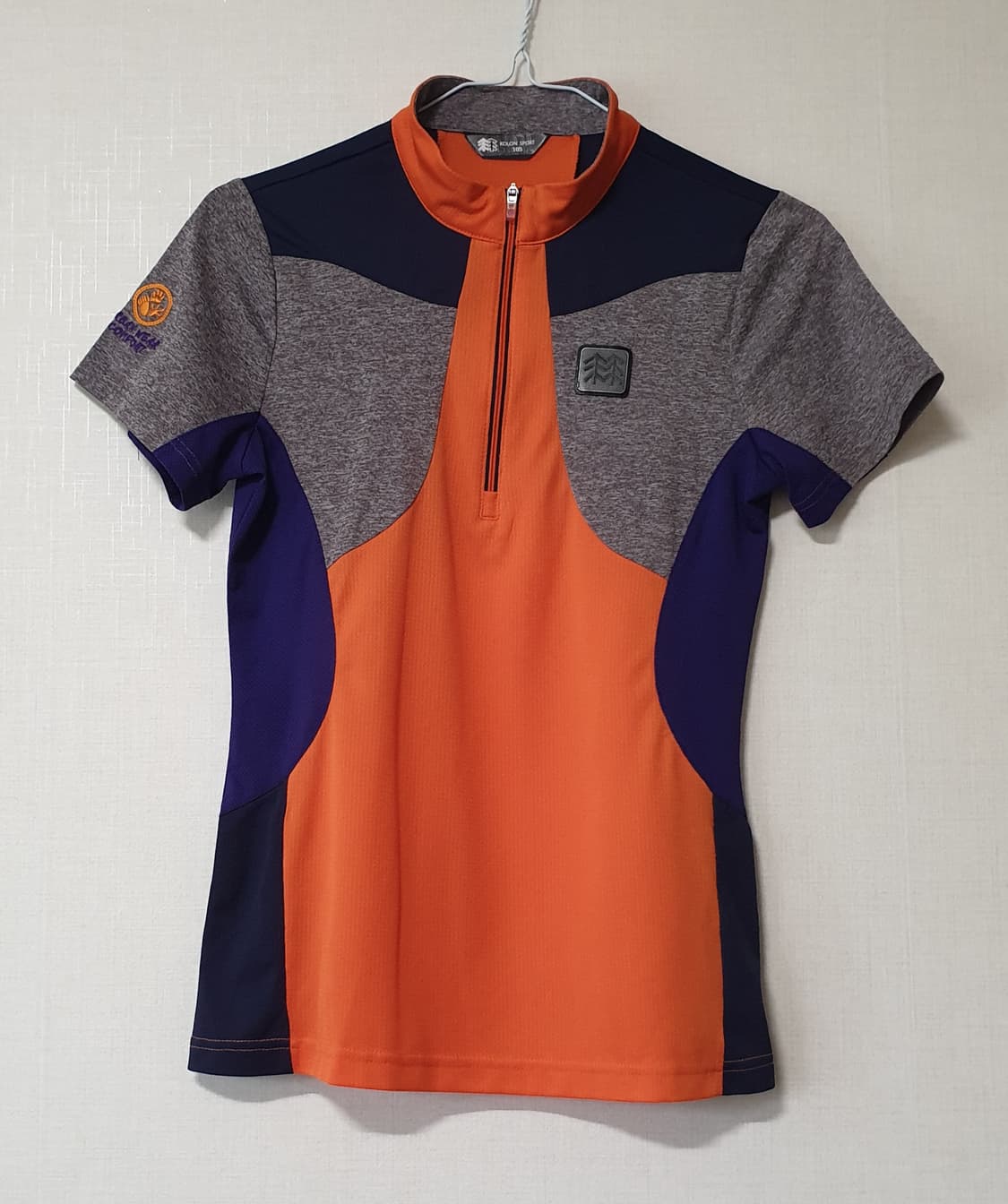 코오롱스포츠 반집업 반팔티 상품이미지1