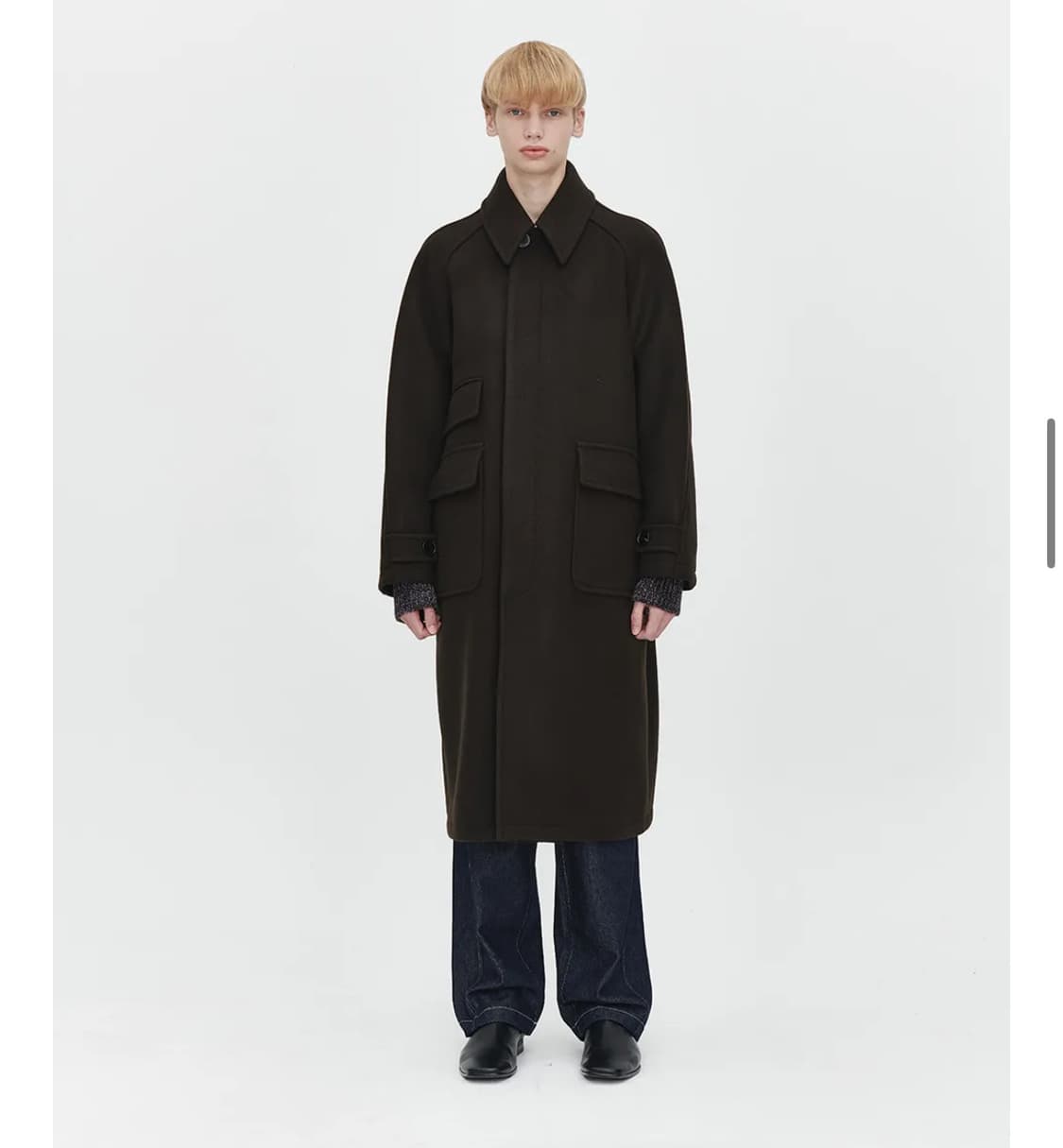 애프터프레이 발마칸 브라운 코트(size:M) 상품이미지3