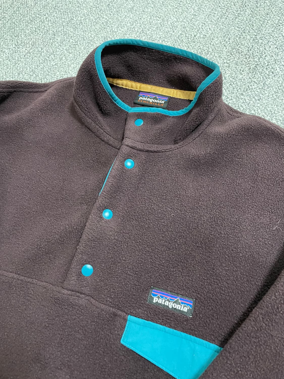 [L] 파타고니아 신칠라 옵시디언 플럼 플리스 퍼플 상태 A급 팝니다 상품이미지2