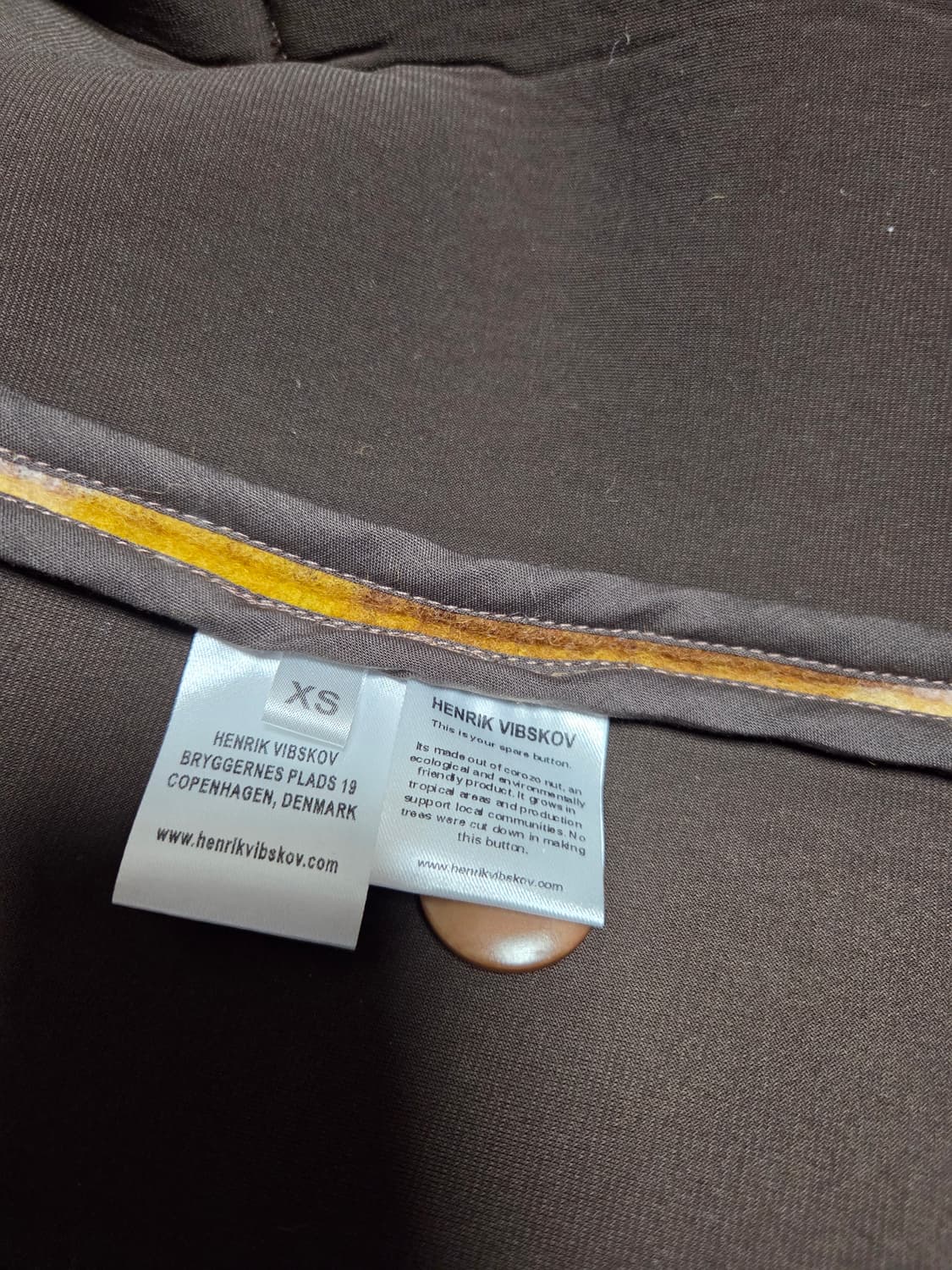 Henrik Vibskov 숏 체크 코트 상품이미지4