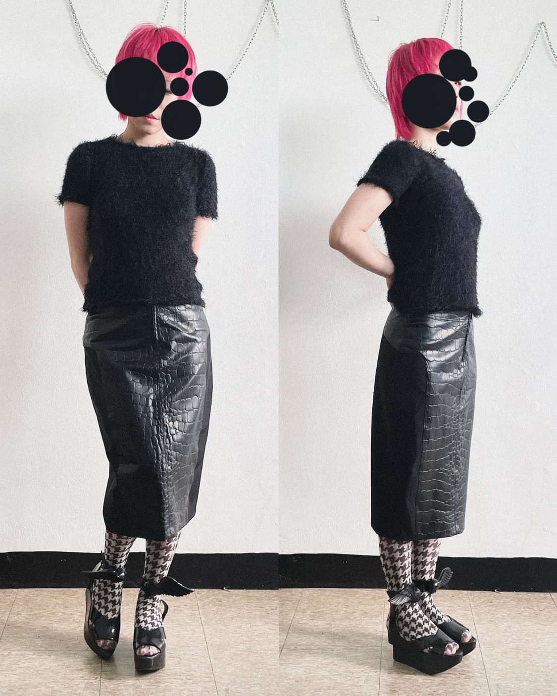 fendissime by fendi faux fur half tee 상품이미지4
