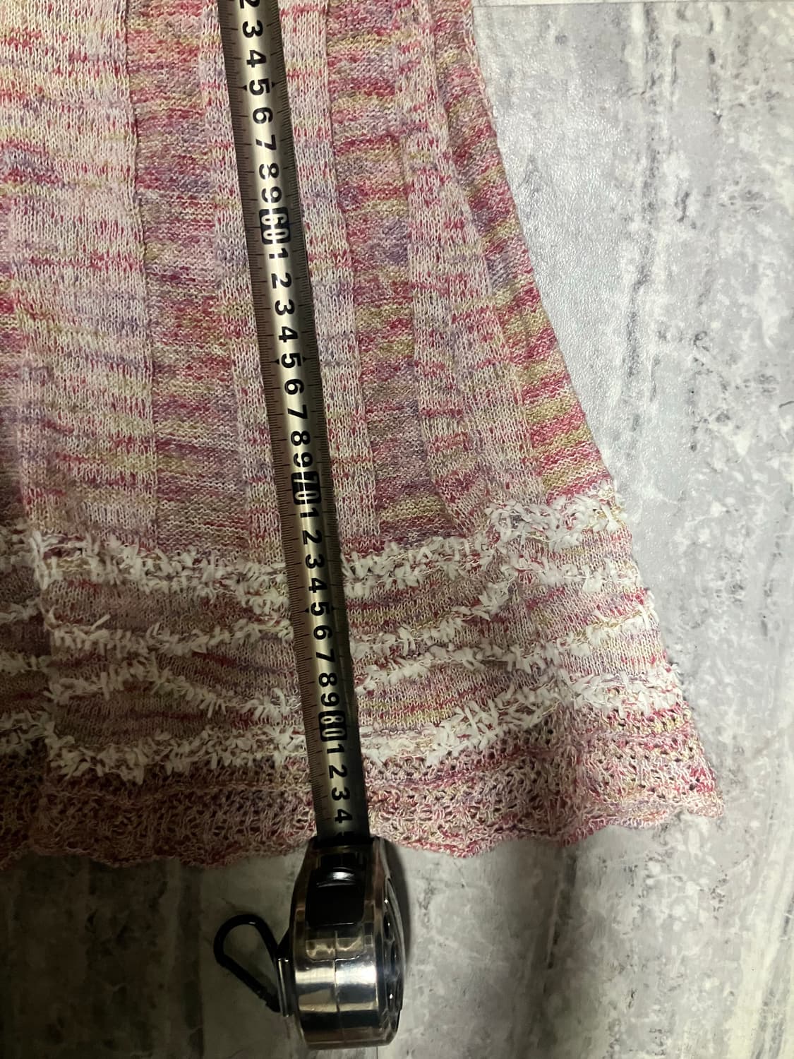 일본빈티지 Iyondeux 하구미모리걸 할메카지 라떼갸루 니트원피스 핑크 상품이미지3