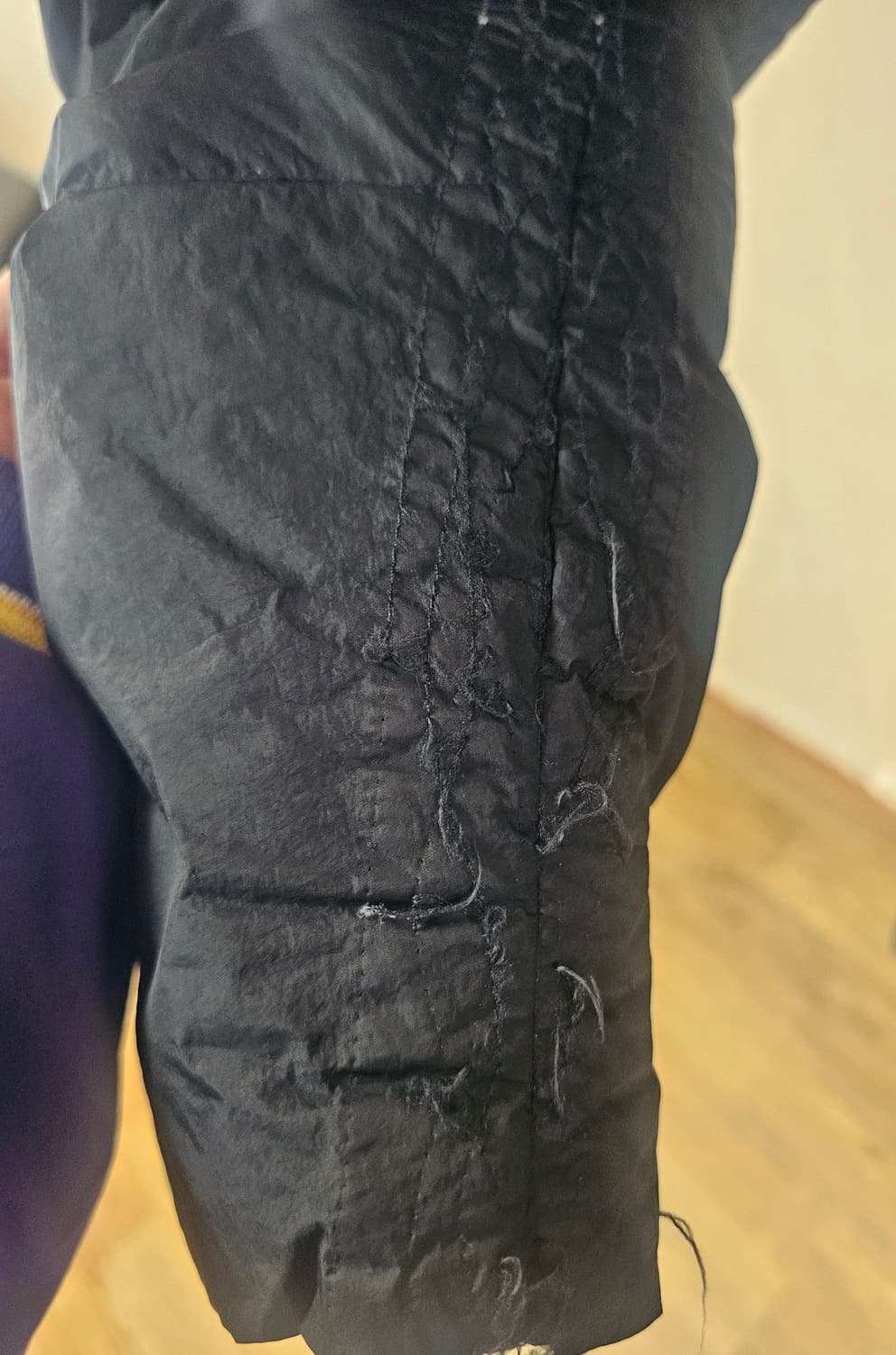 스톤아일랜드 22FW 크링클랩스 롱패딩 블랙 상품이미지6