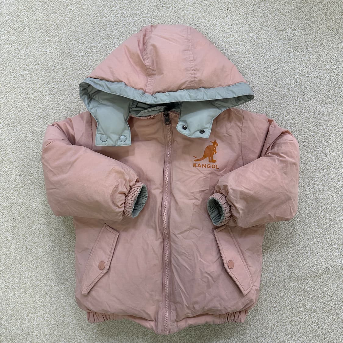 120 캉골 키즈 덕 리버시블 패딩 0317D 상품이미지4