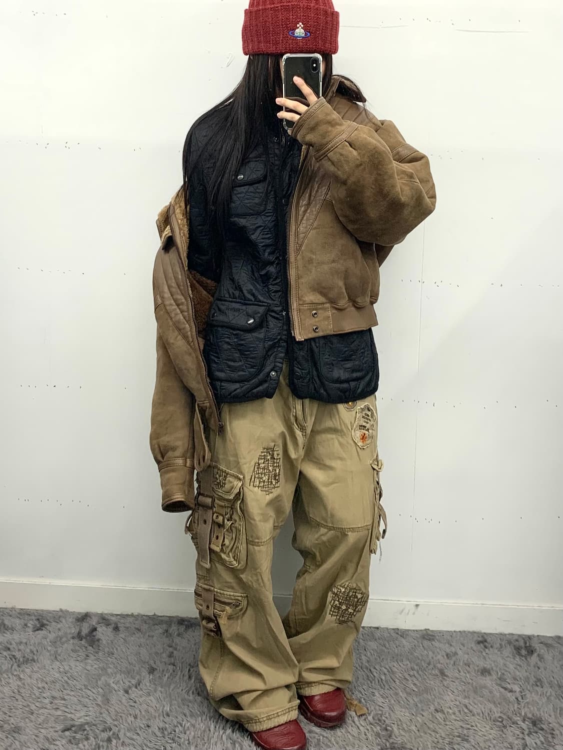 Barbour 라인 퀄팅 자켓 상품이미지3