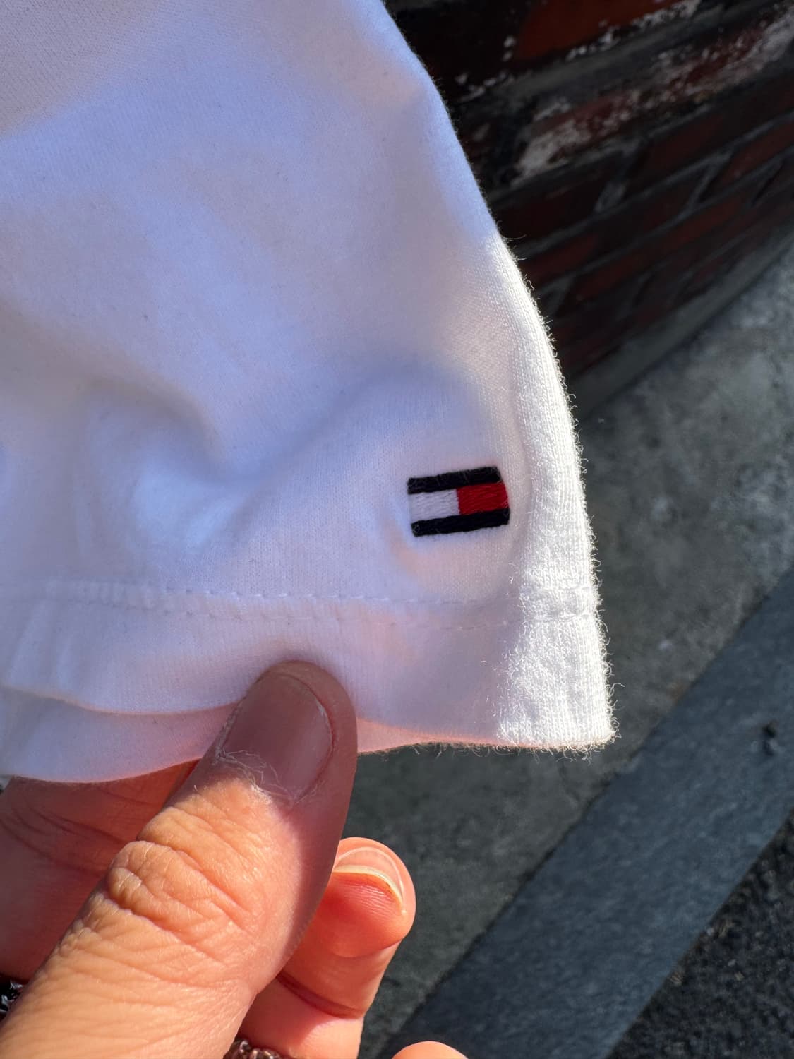 타미힐피거 화이트 반팔티셔츠  상품이미지4