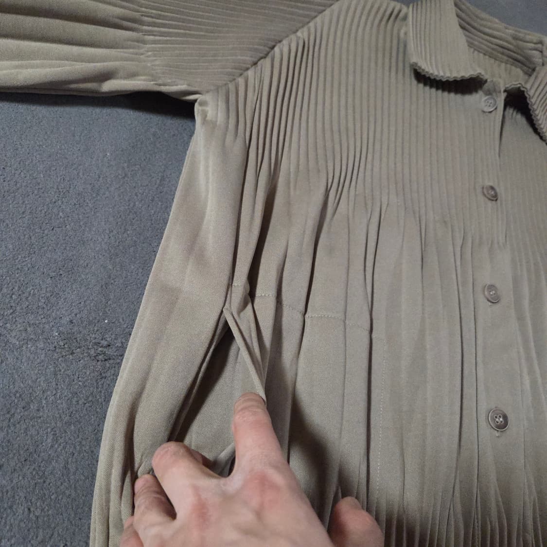 플리츠미 셔츠 자켓 상품이미지5