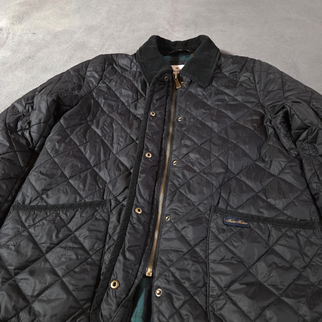 브룩스브라더스 여성 퀼팅 자켓 L 77 블랙 상품이미지3