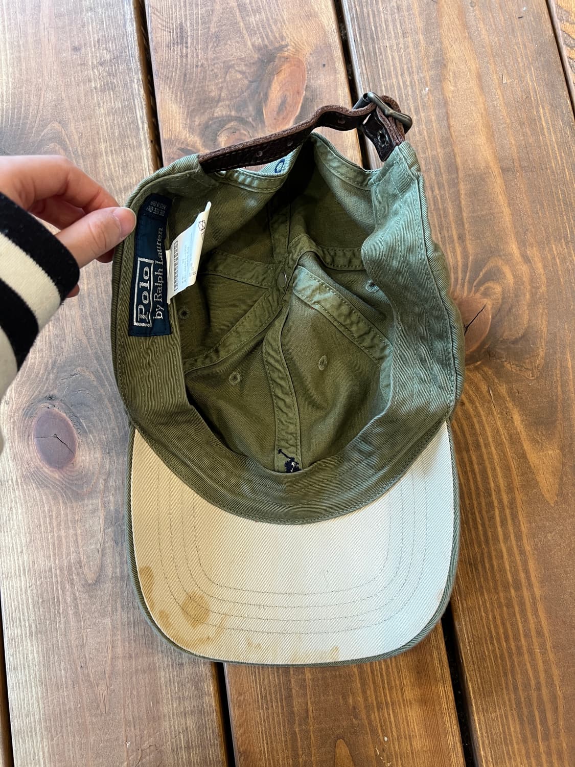 폴로 카키 캡모자 상품이미지6