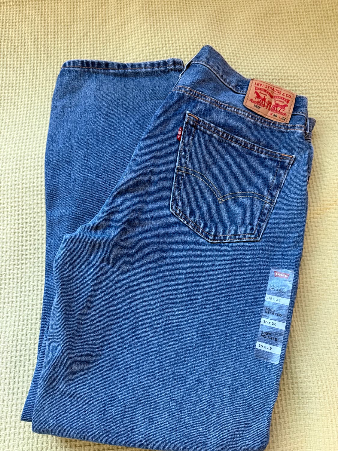 리바이스 중청 데님 / 36×32 / 새상품 상품이미지1