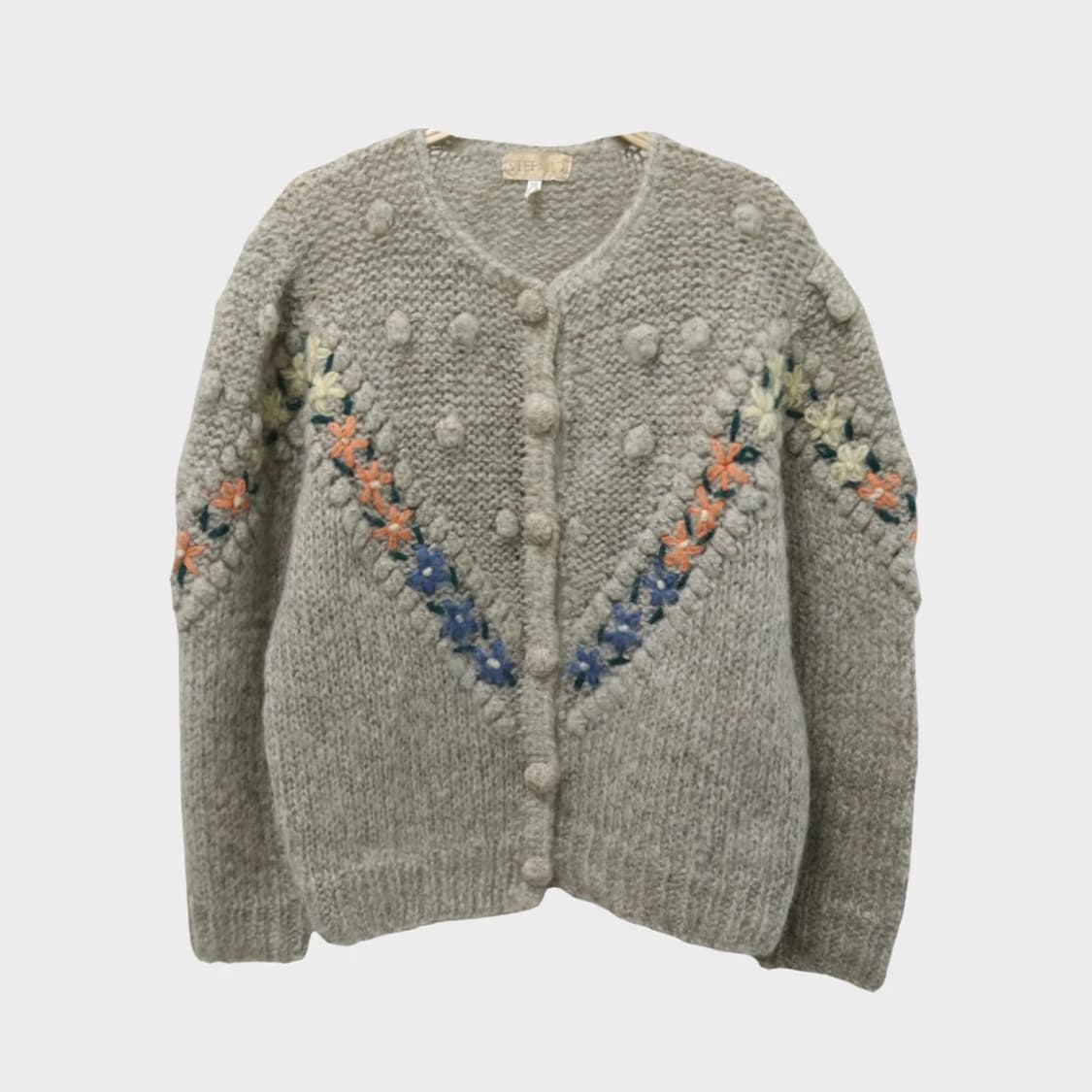 스테파넬 플라워 울 혼방 가디건 62992 상품이미지1
