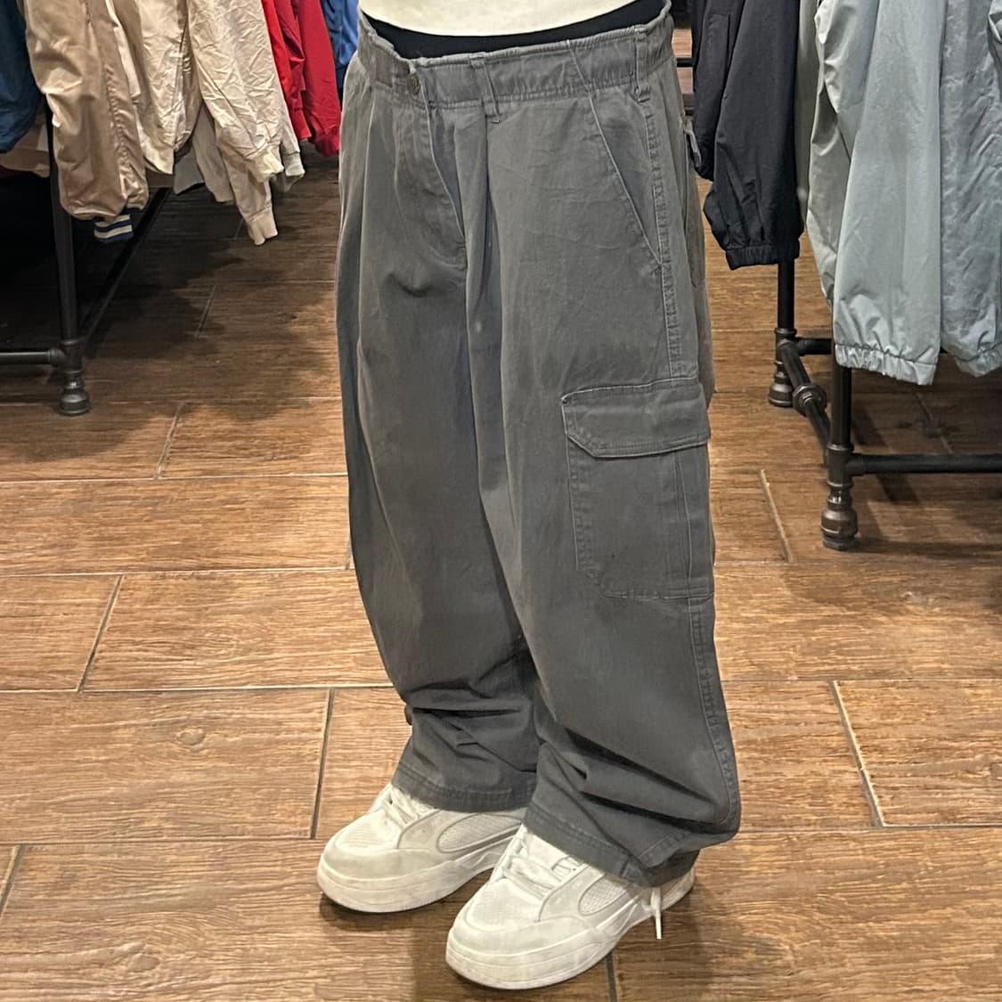 [HI] VTG 카고 팬츠 카키 상품이미지4