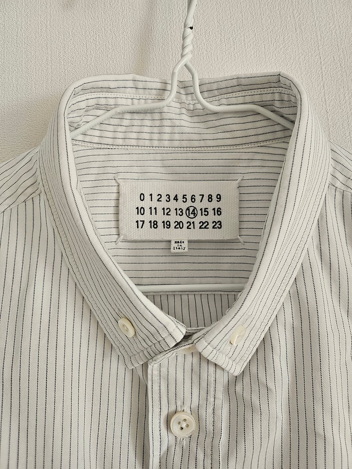 메종마르지엘라 스트라이프 셔츠 상품이미지3