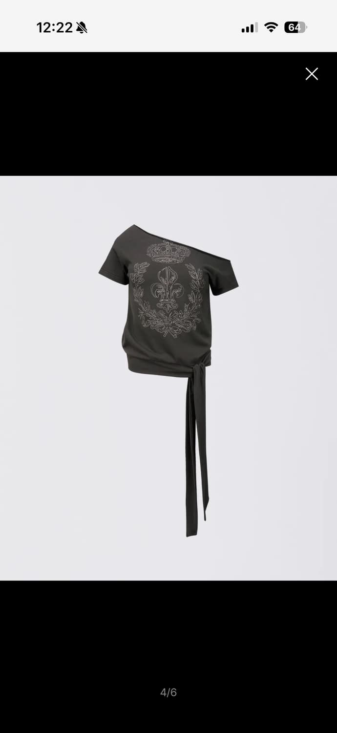 스컬프터 Chateau Shithole Tie Tee Charcoal 상품이미지3