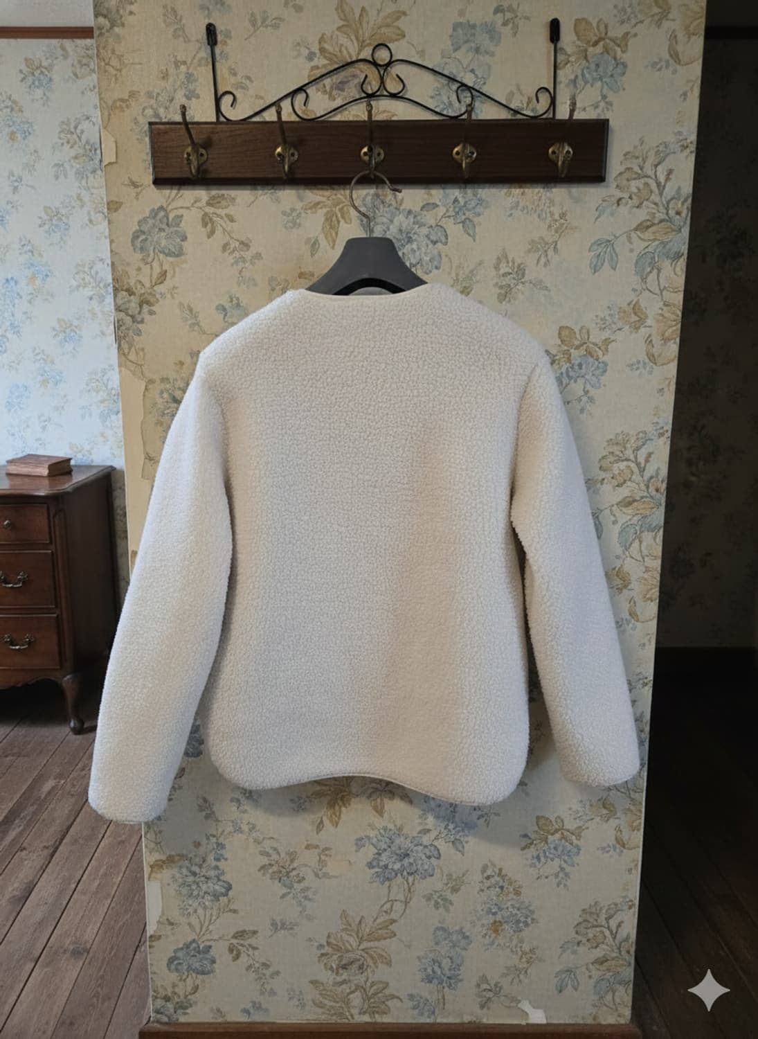 프로젝트W9 뽀글이 자켓 아이보리 85 상품이미지2