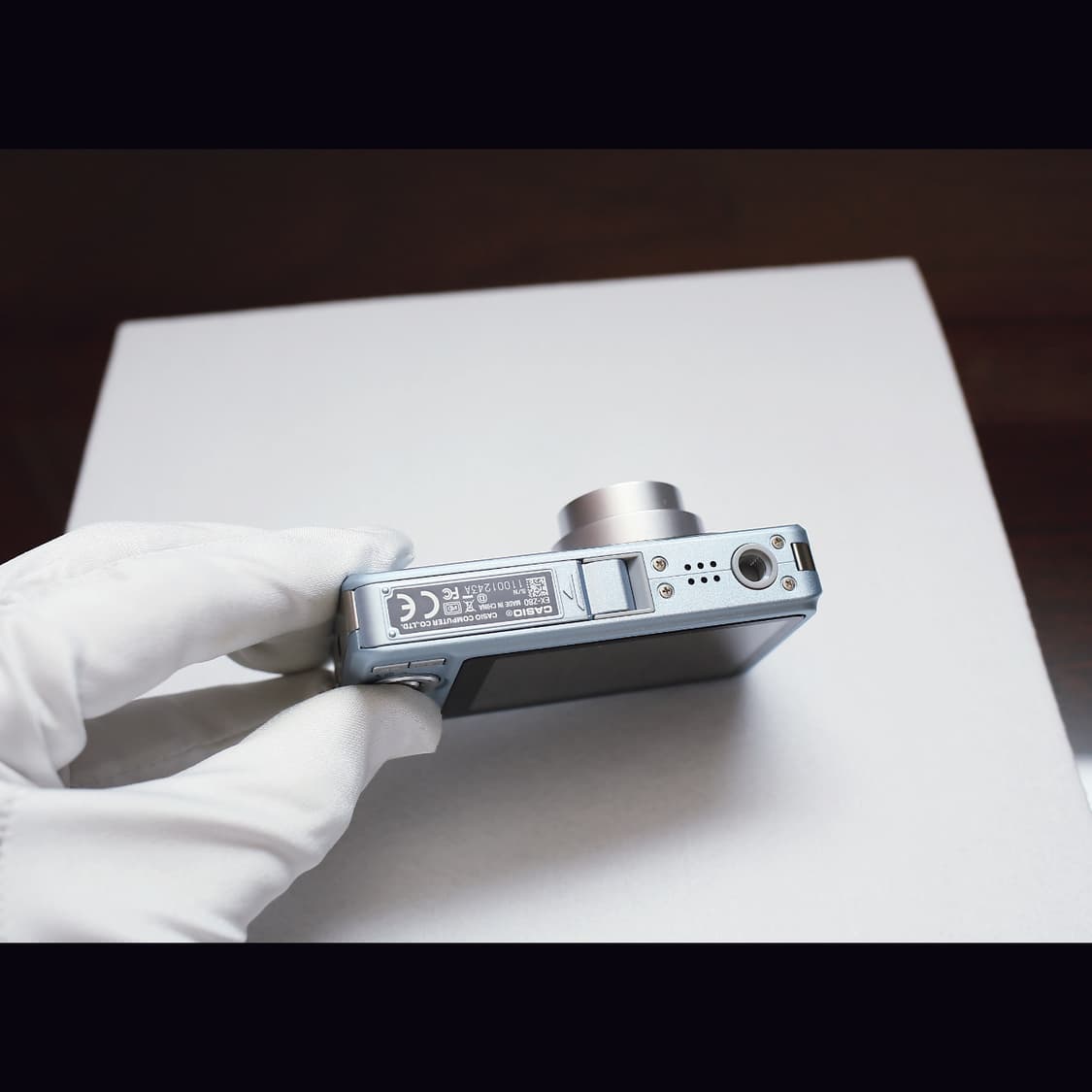 레어<A+급><토모토모>카시오 Z80 라이트 블루 빈티지 디카 상품이미지5