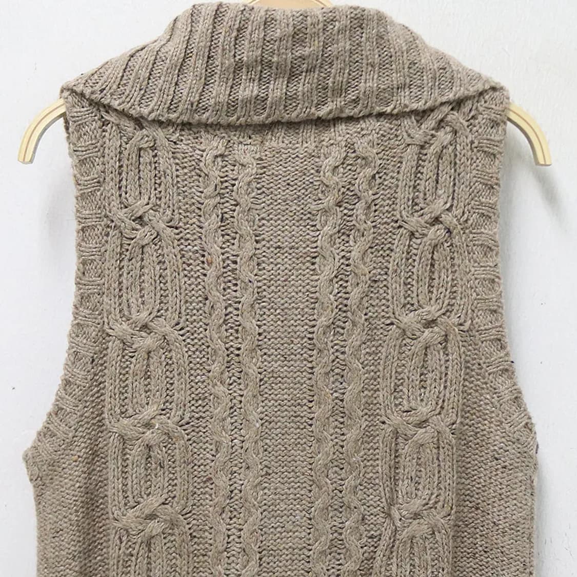 PAS A PAS 꽈배기 니트 베스트 집업 63282 상품이미지7