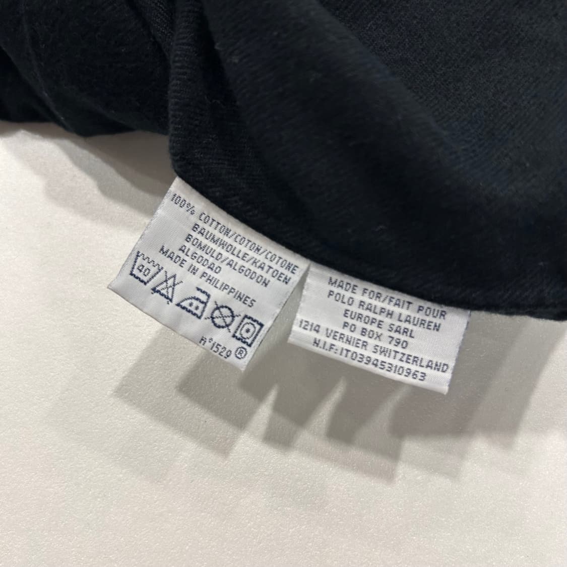 [M] 폴로랄프로렌 포니 코튼 긴팔 셔츠 블랙 A522 상품이미지7