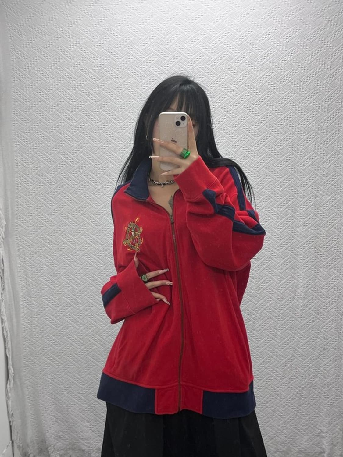 폴로 랄프로렌 빈티지 레트로룩 올드스쿨 로고 집업 XXL C08161 상품이미지2