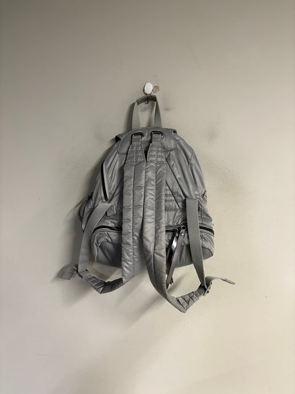 DIESEL pocket backpack gray  상품이미지5