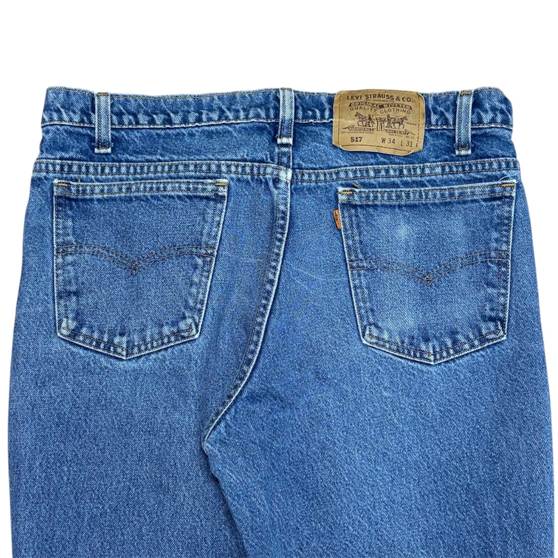 80-90s 리바이스 517 오렌지탭 데님 USA 상품이미지4