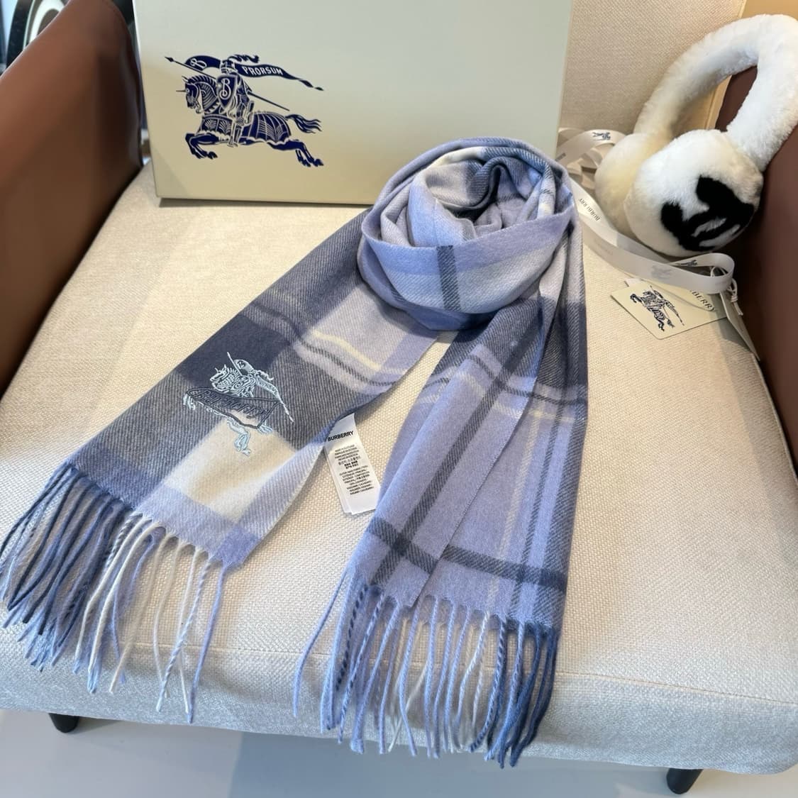 버버리 리버서블 스카프 100% 램스울
 상품이미지2