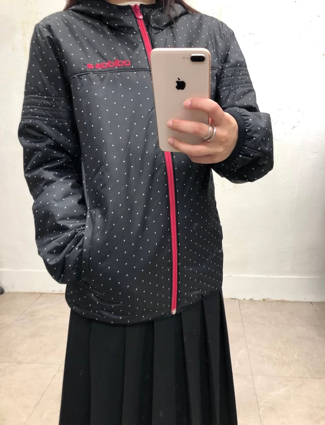 아디다스 도트 경량 패딩 자켓 상품이미지2