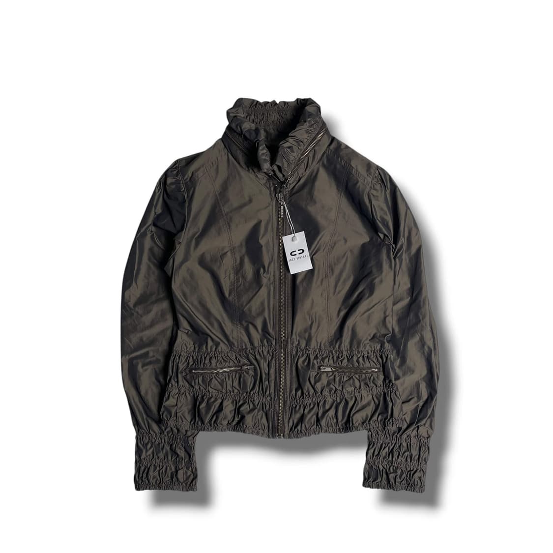 Krizia 셔링 디테일 나일론 자켓 상품이미지1