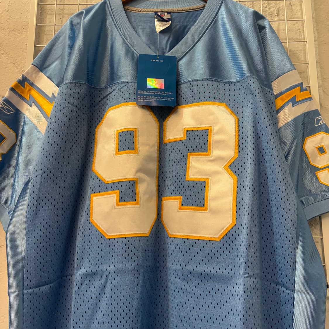 NFL X 리복 LA 차저스 유니폼 져지 2XL 상품이미지5
