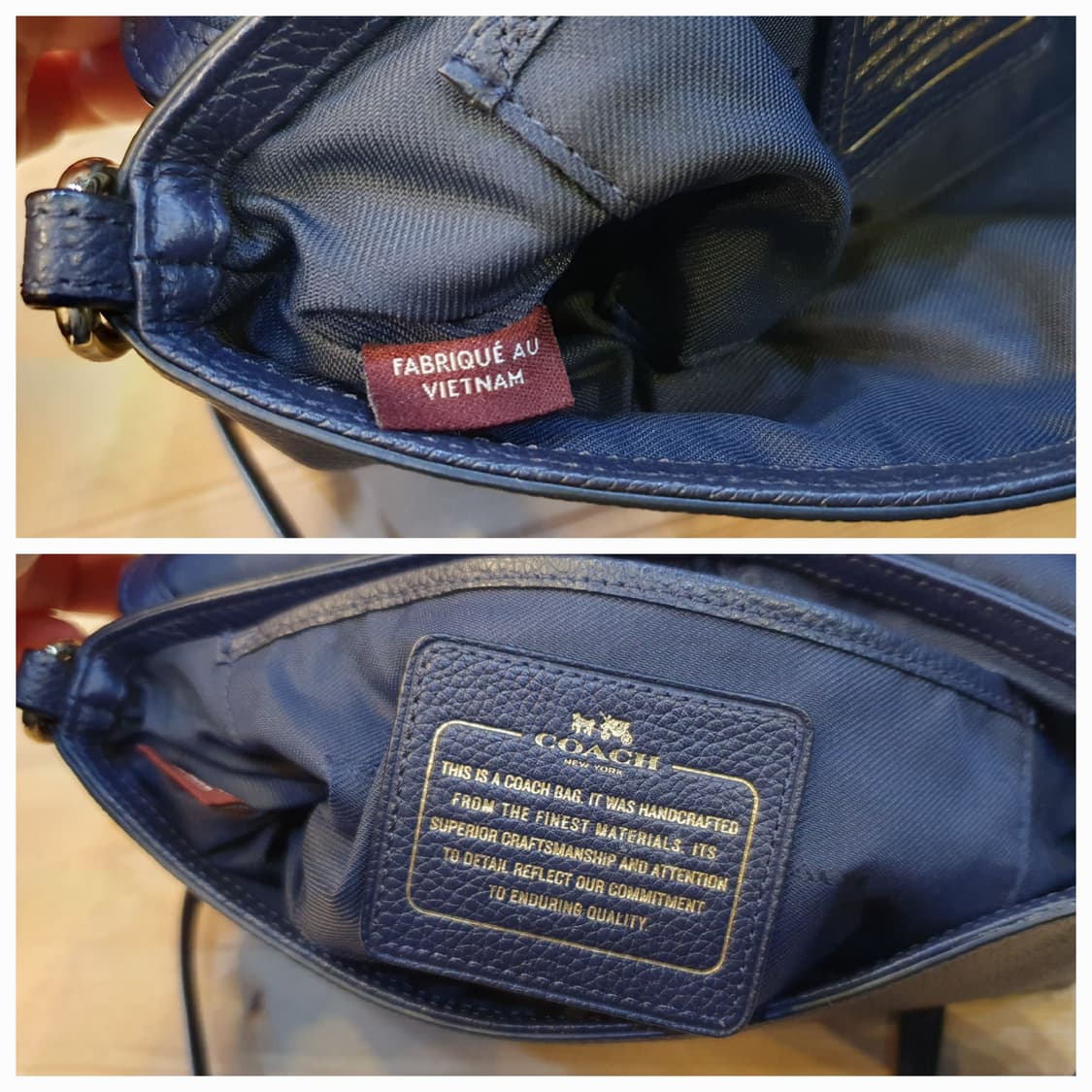 코치 레더 크로스백 상품이미지7