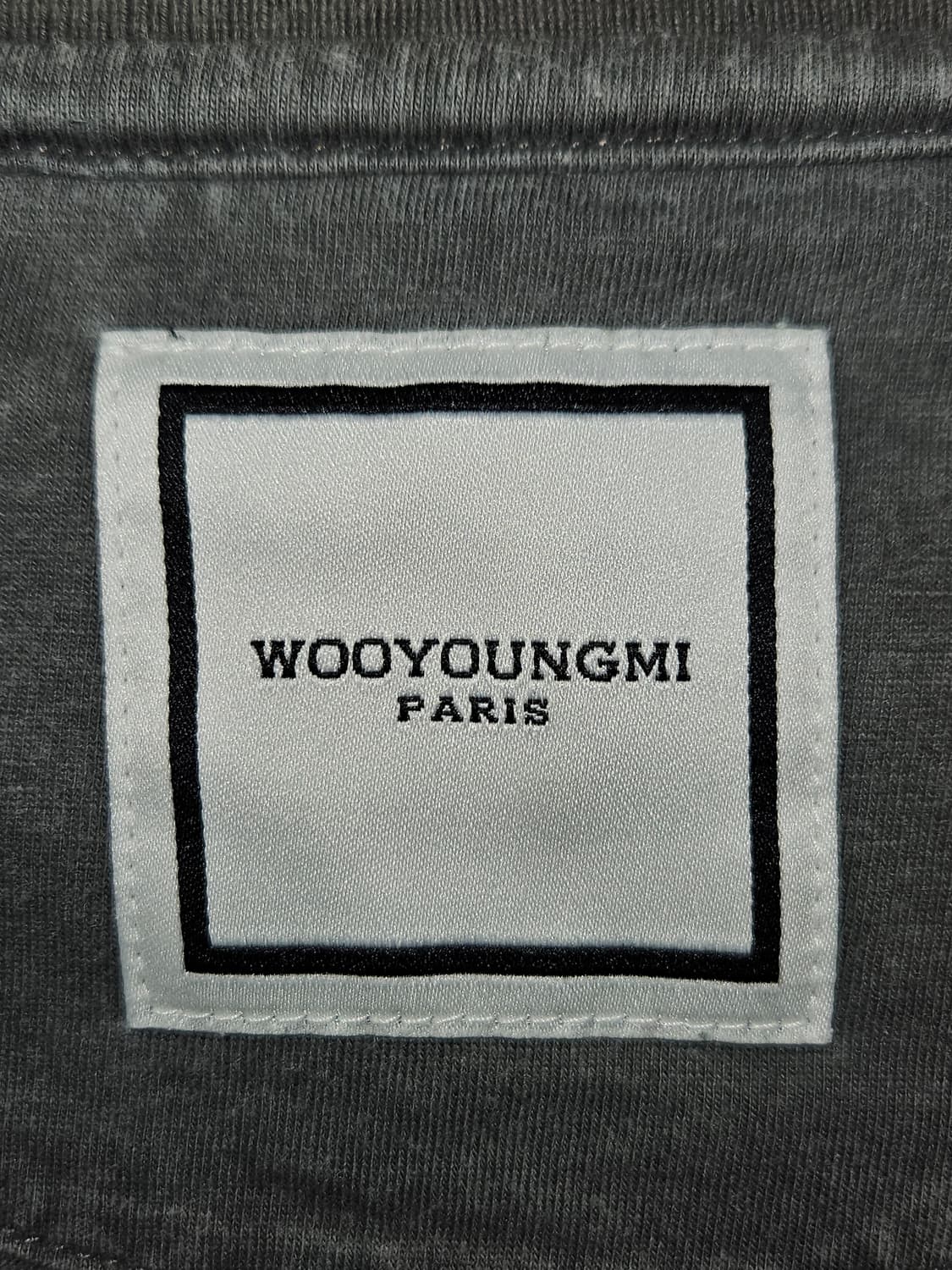 우영미 WOOYOUNGMI 정품 반팔 피그먼트 짐 헬스 오버핏 46 상품이미지3
