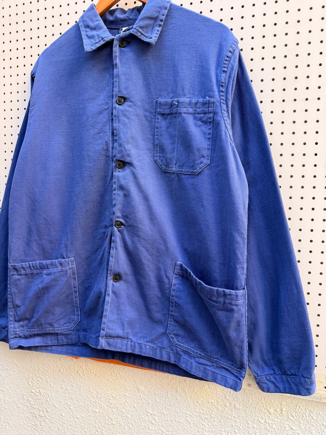 OLD VINTAGE WASHED NAVY FRENCH 프렌치워크자켓 상품이미지5