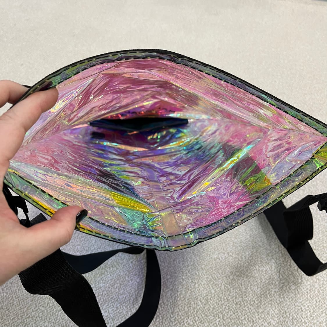 실측확인 마크제이콥스 홀로그램 백팩 0126M 상품이미지3