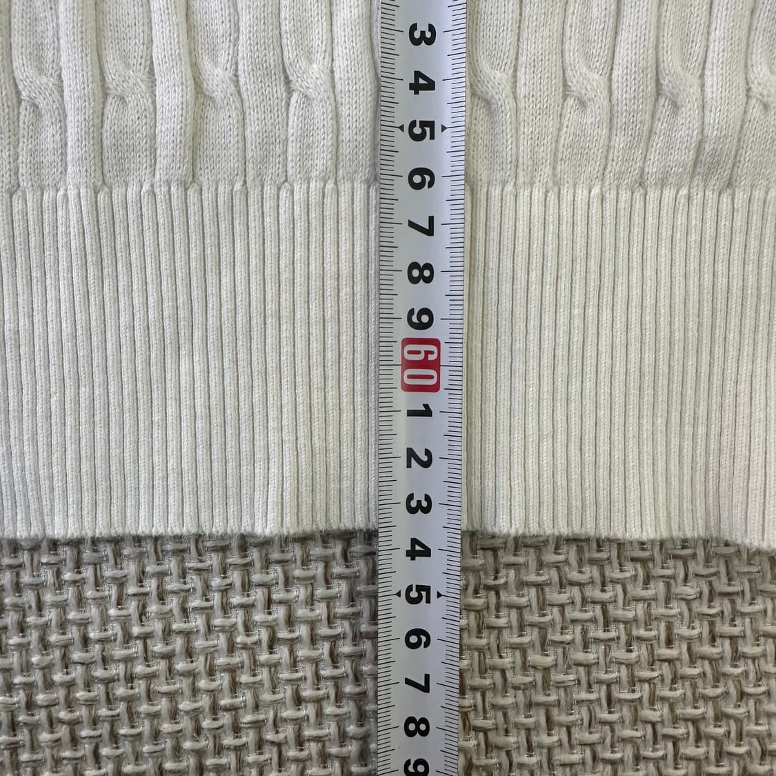 S US폴로 브이넥 케이블 니트 0423D 상품이미지7