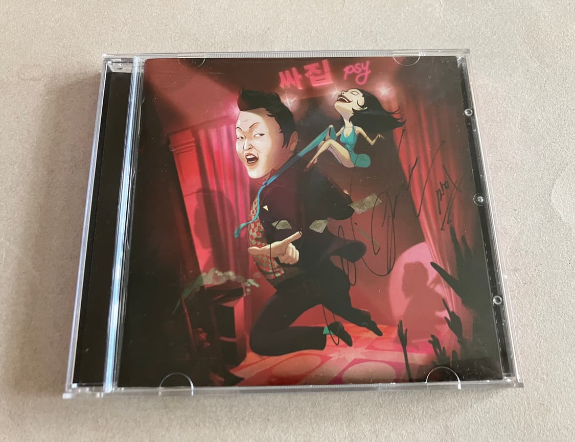 싸이 4집 싸집 프로모션용 싸인반 CD 친필싸인 상품이미지1