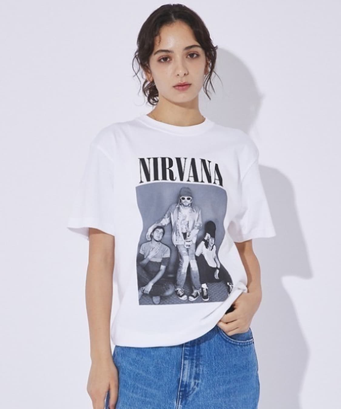 굿락스피드 너바나 코트 커베인 빈티지 밴드티 반팔 티셔츠 L 상품이미지7