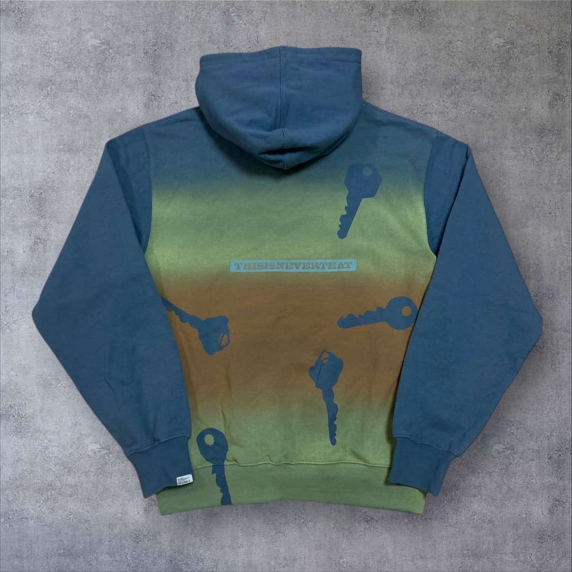 디스이즈네버댓 키 스프레이드 패턴 후드티 상품이미지2