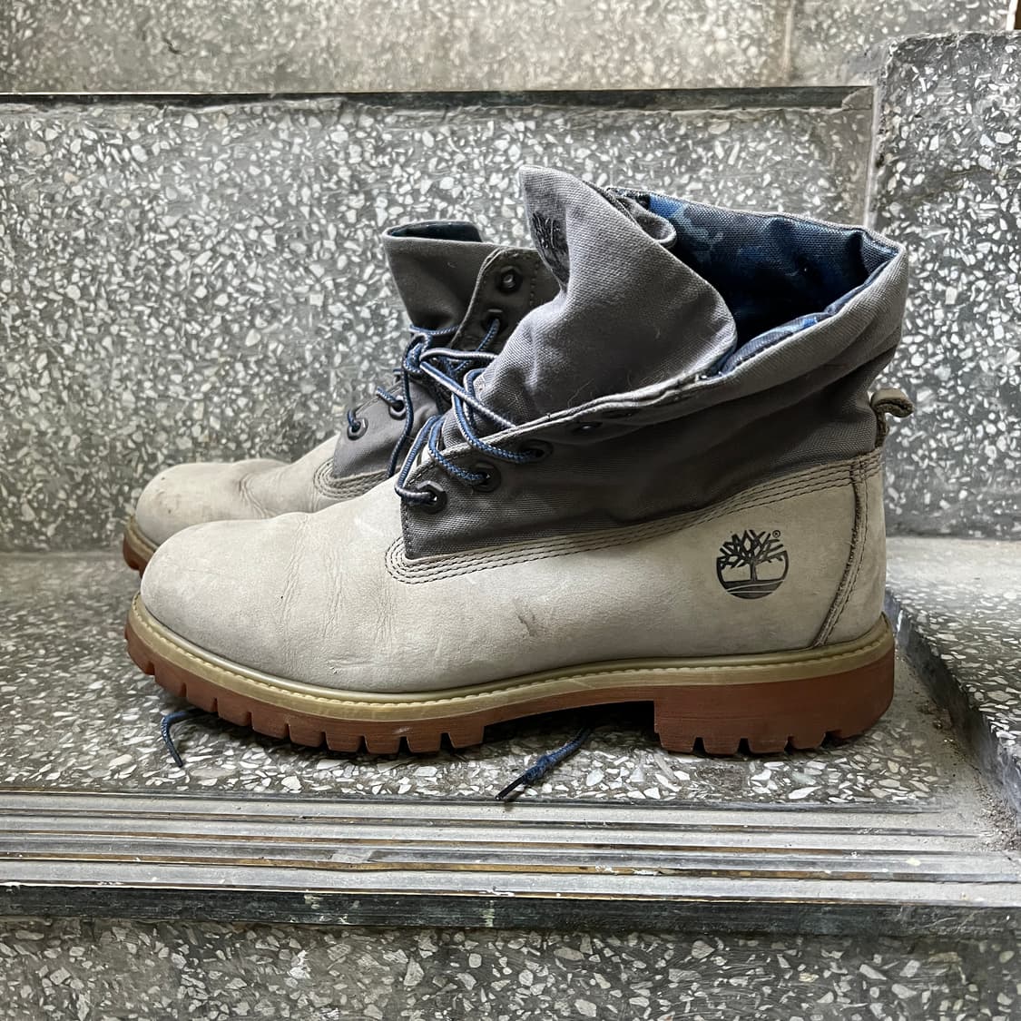팀버랜드 롤탑 라이트 그레이 부츠 상품이미지2